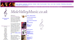 Desktop Screenshot of molevalleymusic.co.uk